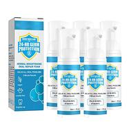 Mousse de rince-bouche 1/2/3/5 pièces, 2 en 1 mousse de dentifrice blanchissant pour rince-bouche 2023, élimination des calculs, blanchiment des dents, élimination de la mauvaise haleine (5 Pièces)