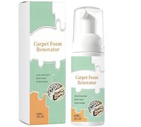 Mousse détachante pour tapis sans eau avec serviette (1) | Mousse nettoyante à action rapide sans rinçage pour tapis, canapés, matelas et tissus d'ameublement - sans résidu collant