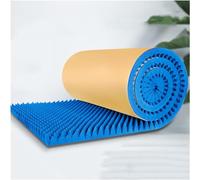 Mousse d'insonorisation d'isolation phonique de 5 m/rouleau, panneau de mousse acoustique ignifuge de type oeuf auto-adhésif de 3 cm d'épaisseur for les studios, le bureau et la maison 25 m(Blu)