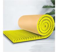Mousse d'insonorisation d'isolation phonique de 5 m/rouleau, panneaux d'insonorisation à double œuf auto-adhésifs de 7 cm d'épaisseur, tapis d'isolation acoustique for studio de musique 30 m(Giallo)