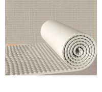 Mousse D'Insonorisation, Panneau Mural Adhésif Acoustique Insonorisant en Mousse, Panneaux Muraux À Rebond Rapide pour L'Insonorisation des Pièces (Blanc) (3 Cm)