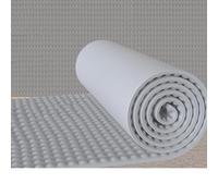 Mousse D'Insonorisation, Panneau Mural Adhésif Acoustique Insonorisant en Mousse, Panneaux Muraux À Rebond Rapide pour L'Insonorisation des Pièces (Rouge) (2 Cm)