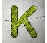 Mousse d'Islande - lettre K/vert vif