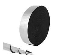 Mousse d'isolation de tuyau - Film d'étanchéité réfléchissant haute densité - Isolation de tuyau d'extérieur | Pour portes par temps froid et hiver, climatiseur, été, extérieur, garage, conduites