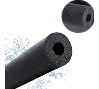 Mousse d'isolation de tuyaux, antigel ignifuge à tube flexible, for conduites d'eau, climatiseur, polyéthylène, noir(25mmx20mmx1.8m)