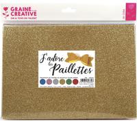 Mousse Eva Caoutchouc 6 Feuilles Pailletées