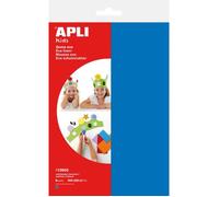 APLI Pochette 5 feuilles de mousse caoutchouc bleu 200x300x2mm