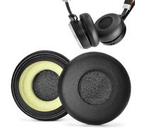 Mousse Evolve 65 Coussinet Coussinet, Coussinets d'oreille, Oreillettes de Remplacement pour Jabra Evolve 20 20se 30 30II 40 65 65+, Mousse Haute Densité Noir
