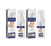 Mousse Exfoliante Douce - Nettoyage En Profondeur Des Pores, Contrôle Du Sébum, Élimination Points Noirs Et Peaux Mortes, Lutte Contre L'acné, Nettoyant Hydratant For Le Visage(2PCS)
