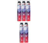 Mousse Expansive Pistolable Door & Windows POLYNOR - Mousse Expansive Pistolable Pour le Montage, l'isolation et le calfeutrage - Lot Mousses + 1 pistolet + 1 nettoyant (Lot de 5)