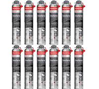 Mousse expansive polyuréthane Projetable 700 ml - Lot de 12 bombes - Intérieur/Extérieur - Excellente Isolation Acoustique - Unique sur le Marché - Application Pistolet