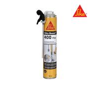 SIKA - Mousse expansive coupe-feu - Sika Boom 400 Fire - Pistolable ou Manuelle - Calfeutre - Isole - Cale - Int - Usage tous sens - Réutilisable - Multisupports - Facile à découper - Rose - 750ml