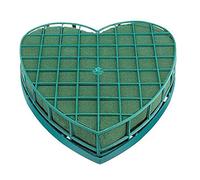 Mousse florale Oasis - Briques en mousse en forme de cœur - Pour décoration de table de mariage