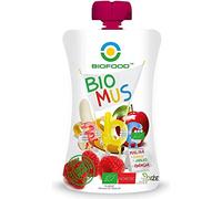Mousse framboise-banane-pomme BIO 90 g - BIO FOOD