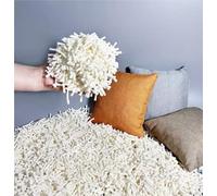 Mousse haute densité déchiquetée pour remplissage de pouf - Rembourrage de pouf - Mousse à mémoire de forme - Rembourrage de rechange pour oreiller en peluche (0,5 kg)