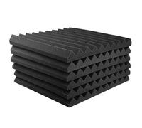 mousse insonorisante pour traitement du son, 30x30x2.5cm, panneaux acoustiques