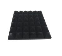 Mousse insonorisée acoustique de Studio, panneau traitement d'absorption, cale carrelage, tampon éponge protection insonorisant Pour l'atténuation du son(Black,12pcs)