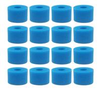 Mousse lavable réutilisable pour spa Intex Pure, cartouche filtrante pour bain à remous, type l's, 16 pièces Bleu
