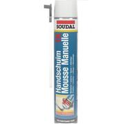 Mousse manuelle - SOUDAL - SOUDAFOAM 1K - Polyuréthane - 750ml - Jaune