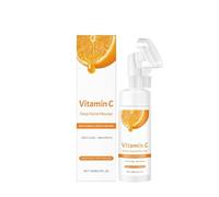 Mousse Nettoyante À La Vitamine C - Nettoyage En Profondeur Doux, Hydratant, Équilibre Huile-eau, Laisse Peau Nette Et Douce, Utilisation Facile Avec Tête De Brosse(1PCS)