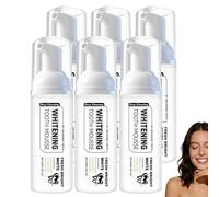 Mousse nettoyante à l'hydroxyapatite pour la protection de l'émail, dentifrice blanchissant pour réduire les taches, dentifrice doux pour l'hygiène bucco-dentaire quotidienne, mousse nettoyante (6PCS)