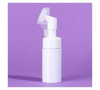 Mousse nettoyante for Le Visage Vide de 100ml, Gel, Brosse Lavage tête, Bouteille à Pression, Lait nettoyant, Distributeur Pompe Savon moussant pour Le Visage, Shampooing