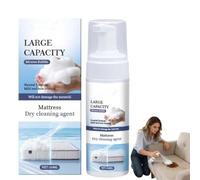 Mousse Nettoyante Matelas,150 ml Détachant Matelas,Mousse Tapis Nettoyage,Sans Frotter Douce,Puissant Nettoyant Taches Jaunes,Nettoyant Rapide Urine,Sueur,Sang,Protège Les Tissus Et Les Mains (1PC)