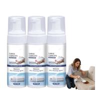 Mousse Nettoyante Matelas,150 ml Détachant Matelas,Mousse Tapis Nettoyage,Sans Frotter Douce,Puissant Nettoyant Taches Jaunes,Nettoyant Rapide Urine,Sueur,Sang,Protège Les Tissus Et Les Mains (3PC)