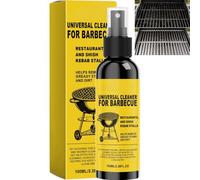 Mousse nettoyante pour gril sans gommage à action rapide, nettoyant et dégraissant pour gril de barbecue robuste,dissolvant de carbone et de graisse cuit au four,simple rinçage sans résidus (1 pièces)