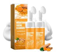 Mousse Nettoyante Pour Le Visage Au Curcuma Pour Un Teint éclatant,Brightening Facial Cleanser,Réduit Les Ridules Et Les Ridules,Nettoyage Exfoliant Du Visage,Nettoyant Visage Coréen Au Curcuma (2)