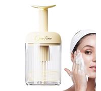 Mousse nettoyante pour le visage - Bouteille moussante rotative pour le visage, rebond automatique, outils de nettoyage en mousse fine pour le visage, shampooing, gel douche, nettoyage en profondeur