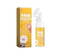 Mousse nettoyante pour pattes de chien - 100 ml - Shampooing sans eau pour pieds de chien - Nettoyant pour pattes de chien - Contrôle des odeurs - Nettoyant pour pieds de toilette, brosse, shampooing