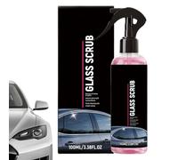 Mousse Nettoyante Vitres - 100 ml Liquide Nettoyant Invisible Puissant | Spray Nettoyant Pour Vitres De Voiture,Voiture, Auto, Automobile, Porte douche, Portes, Miroir, Salle de bain, Maison, Habitat,