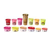 Mousse Play-Doh et Slime Play-Doh : Super Cloud HydroGlitz Super Stretch et Krackle 13 Multipack de couleurs estivales pour enfants de 3 ans