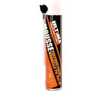 Mousse polyuréthane aérosol manuelle 750 ml - ULTIMA - 16090 Blanc G