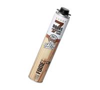 Mousse polyuréthane élastique FOME FLEX 7 Doors & Windows - montage portes & fenêtres, isolation & étanchéité - 750 ml, faible expansion, haute isolation thermique & acoustique, coupe rapide