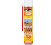 Soudal Mousse polyuréthane Texas — Colle tuiles rapidement, résistant à la glace — 750 ml
