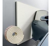 Mousse Protection Garage Épaissie 1cm, Protection Portiere Voiture, Protection Murale de Garage, Étanche Protège Porte Voiture Antichoc, Protection Mur de Voiture et de Garage(Beige,500 cm x 20 cm)