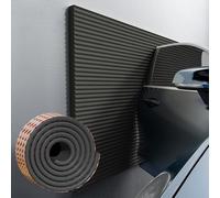 Mousse Protection Garage Épaissie 1cm, Protection Portiere Voiture, Protection Murale de Garage, Étanche Protège Porte Voiture Antichoc, Protection Mur de Voiture et de Garage(Noir,500 cm x 20 cm)