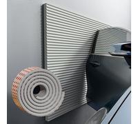 Mousse Protection Garage Épaissie 1cm, Protection Portiere Voiture, Protection Murale de Garage, Étanche Protège Porte Voiture Antichoc, Protection Mur de Voiture et de Garage(Gris,200 cm x 20 cm)