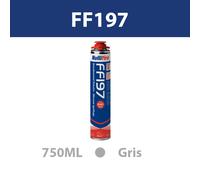 Mousse PU coupe-feu 2en1 "FF197" Gris 750ML NULLIFIRE