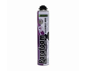 Mousse PU pistolable à mémoire de forme Parafoam Flexible DL CHEMICALS - 750 ml - Lot de 12 - 0900031N000049