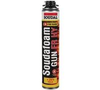 Soudafoam FR HY Gun -Mousse PU pistolable coupe-feu - Soudal - 0,75 L