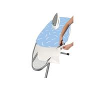 Wenko - Mousse rembourrage de remplacement pour repassage en molleton - 130 cm x 52 cm - Bleu - Air Confort G