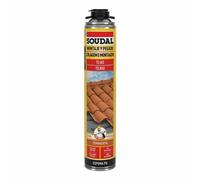 Mousse Soudal Polyuréthane Pistolet Toit Rouge 750 ml