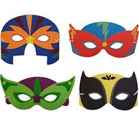 Mousse souple Super-héros Masque (6 fourni)