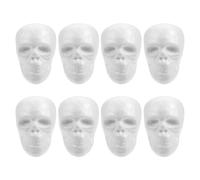 Mousse Tête de Mort Blanche 8 Pièces 9 Décoration D'halloween