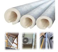 Mousse Tube Manchon D'Isolation Thermique, Diamètre Intérieur 22-219.0mm, Épaisseur 15/30/50mm Isolant Tuyau En Aluminium Pour Chauffage Et Sanitaire(30mmx165.0mmx1.0m)