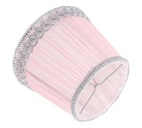 Mousseline Abat-jour Rose Accessoire Décoratif, Plissé pour Salon