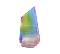 Mousseline de polyester dégradé coloré louange danse adoration drapeau avec canne flexible pour célébrer et vacances à la plage